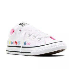 Converse Kids' Chuck Taylor All Star Street Low Sneaker Little Kid Shoes,White 3